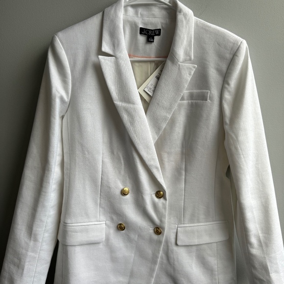 NWT JCrew Greta blazer in stretch linen blend - Picture 3 of 7